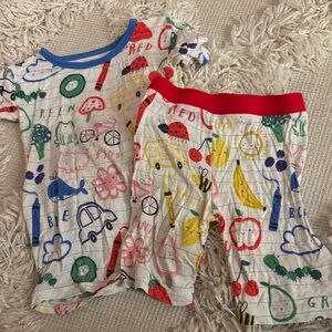 Little Sleepies Multicolor Kids Pajama Set